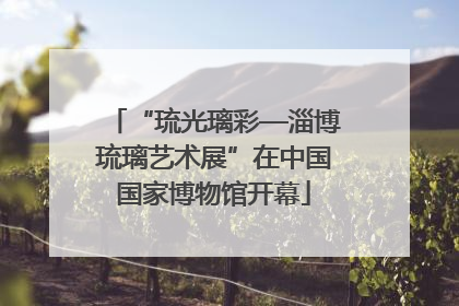 “琉光璃彩—淄博琉璃艺术展”在中国国家博物馆开幕