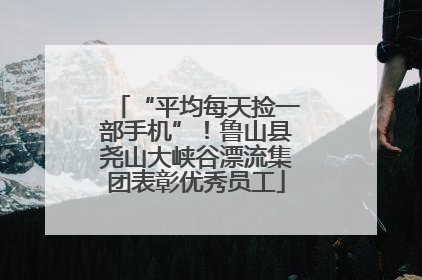 “平均每天捡一部手机”！鲁山县尧山大峡谷漂流集团表彰优秀员工