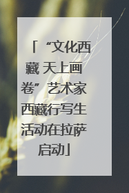 “文化西藏 天上画卷”艺术家西藏行写生活动在拉萨启动