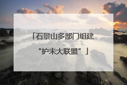 石景山多部门组建“护未大联盟”