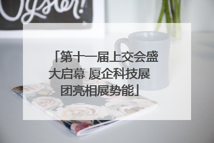 第十一届上交会盛大启幕 厦企科技展团亮相展势能
