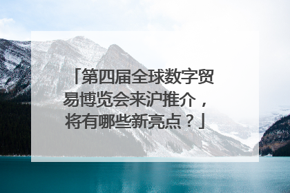 第四届全球数字贸易博览会来沪推介，将有哪些新亮点？