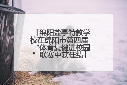 绵阳盐亭特教学校在绵阳市第四届“体育复健进校园”联赛中获佳绩