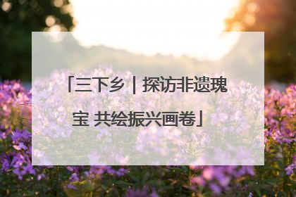 三下乡｜探访非遗瑰宝 共绘振兴画卷