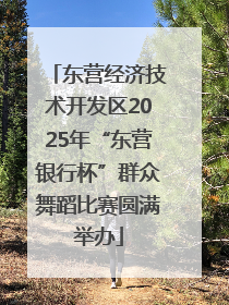 东营经济技术开发区2025年“东营银行杯”群众舞蹈比赛圆满举办