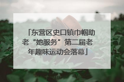 东营区史口镇巾帼助老“她服务”第二届老年趣味运动会落幕
