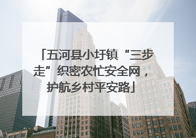 五河县小圩镇“三步走”织密农忙安全网，护航乡村平安路