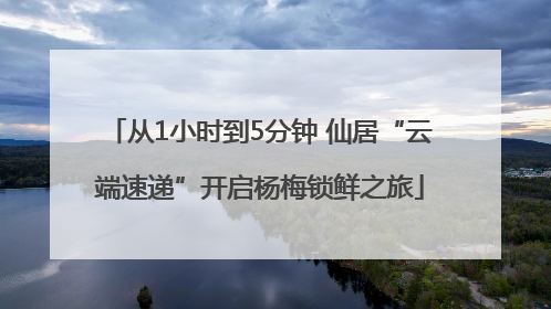 从1小时到5分钟 仙居“云端速递”开启杨梅锁鲜之旅
