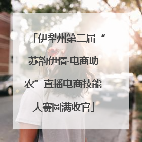 伊犁州第二届“苏韵伊情·电商助农”直播电商技能大赛圆满收官