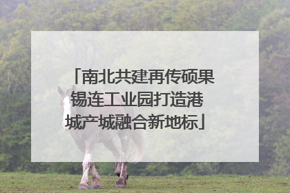 南北共建再传硕果 锡连工业园打造港城产城融合新地标