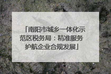 南阳市城乡一体化示范区税务局：精准服务护航企业合规发展