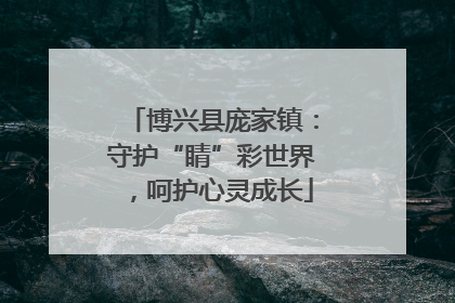 博兴县庞家镇：守护“睛”彩世界，呵护心灵成长