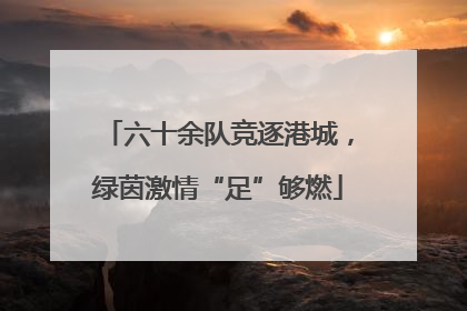 六十余队竞逐港城，绿茵激情“足”够燃