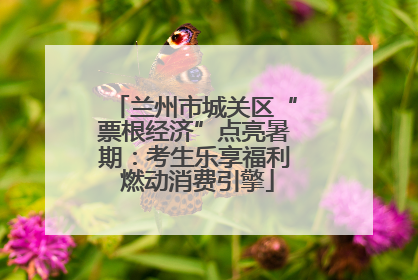 兰州市城关区“票根经济”点亮暑期：考生乐享福利 燃动消费引擎