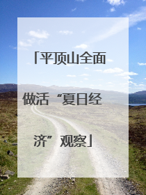 平顶山全面做活“夏日经济”观察