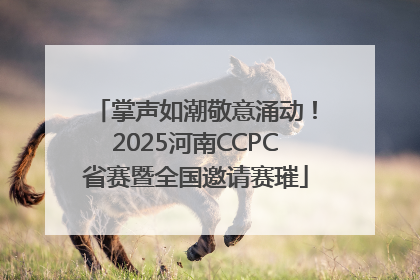 掌声如潮敬意涌动！2025河南CCPC省赛暨全国邀请赛璀