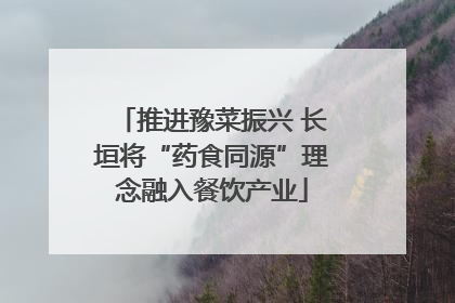推进豫菜振兴 长垣将“药食同源”理念融入餐饮产业