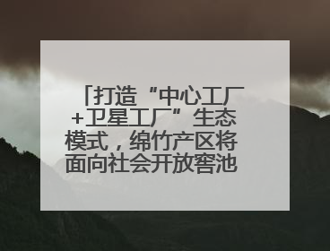 打造“中心工厂+卫星工厂”生态模式，绵竹产区将面向社会开放窖池股权认购