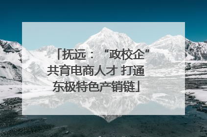 抚远：“政校企”共育电商人才 打通东极特色产销链