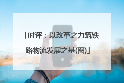 时评：以改革之力筑铁路物流发展之基(图)