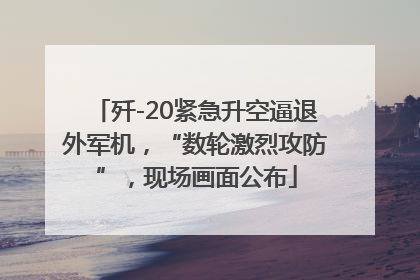 歼-20紧急升空逼退外军机，“数轮激烈攻防”，现场画面公布