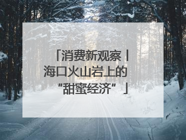 消费新观察丨海口火山岩上的“甜蜜经济”
