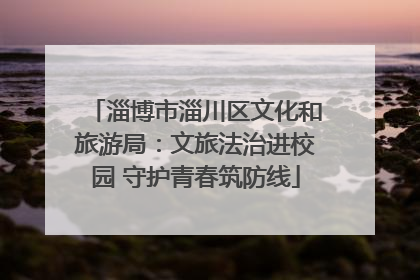 淄博市淄川区文化和旅游局：文旅法治进校园 守护青春筑防线