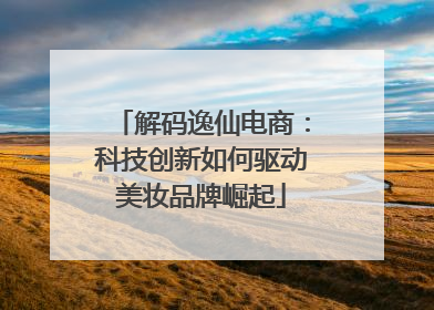 解码逸仙电商：科技创新如何驱动美妆品牌崛起