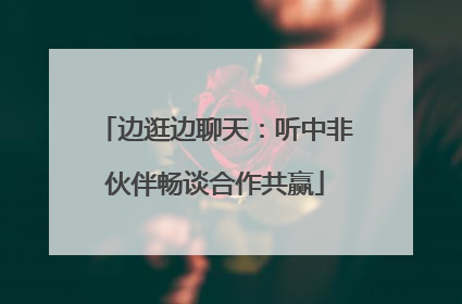 边逛边聊天：听中非伙伴畅谈合作共赢