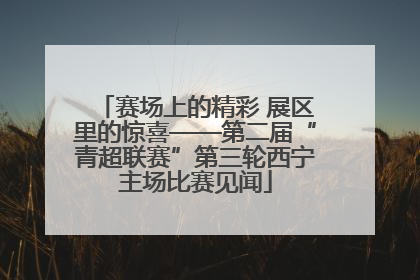 赛场上的精彩 展区里的惊喜——第二届“青超联赛”第三轮西宁主场比赛见闻