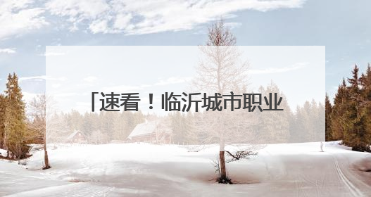 速看！临沂城市职业学院2025年高职（专科）招生简章发布