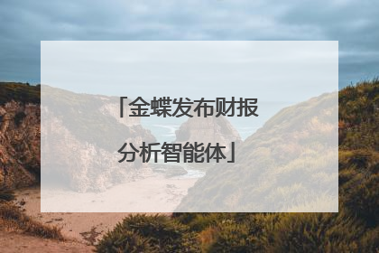 金蝶发布财报分析智能体