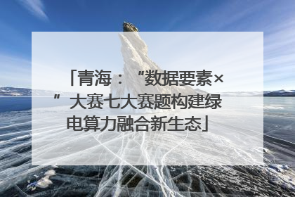 青海：“数据要素×”大赛七大赛题构建绿电算力融合新生态