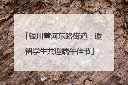 银川黄河东路街道：邀留学生共迎端午佳节