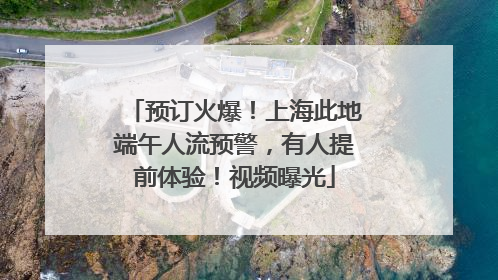预订火爆！上海此地端午人流预警，有人提前体验！视频曝光
