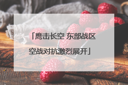 鹰击长空 东部战区空战对抗激烈展开