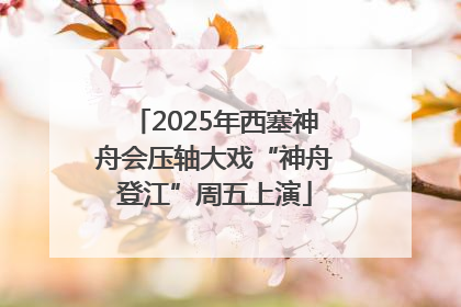 2025年西塞神舟会压轴大戏“神舟登江”周五上演