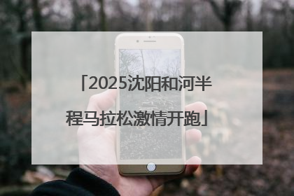 2025沈阳和河半程马拉松激情开跑